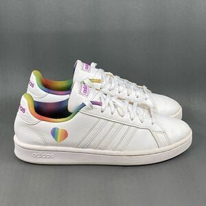 Adidas Womens Grand Court White Casual Shoes Sneakers Size 7.5